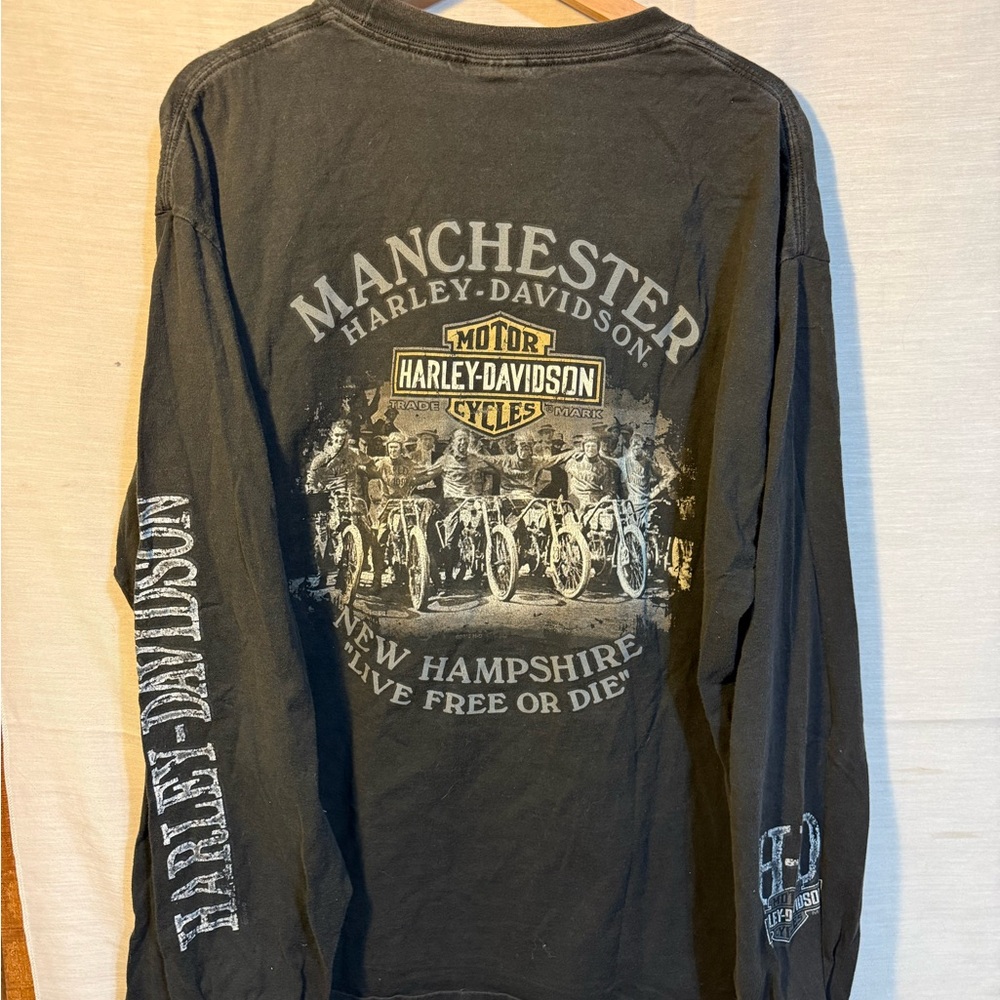 Vintage Harley-Davidson Long Sleeve Graphic Tee XL - Picture 2 of 7